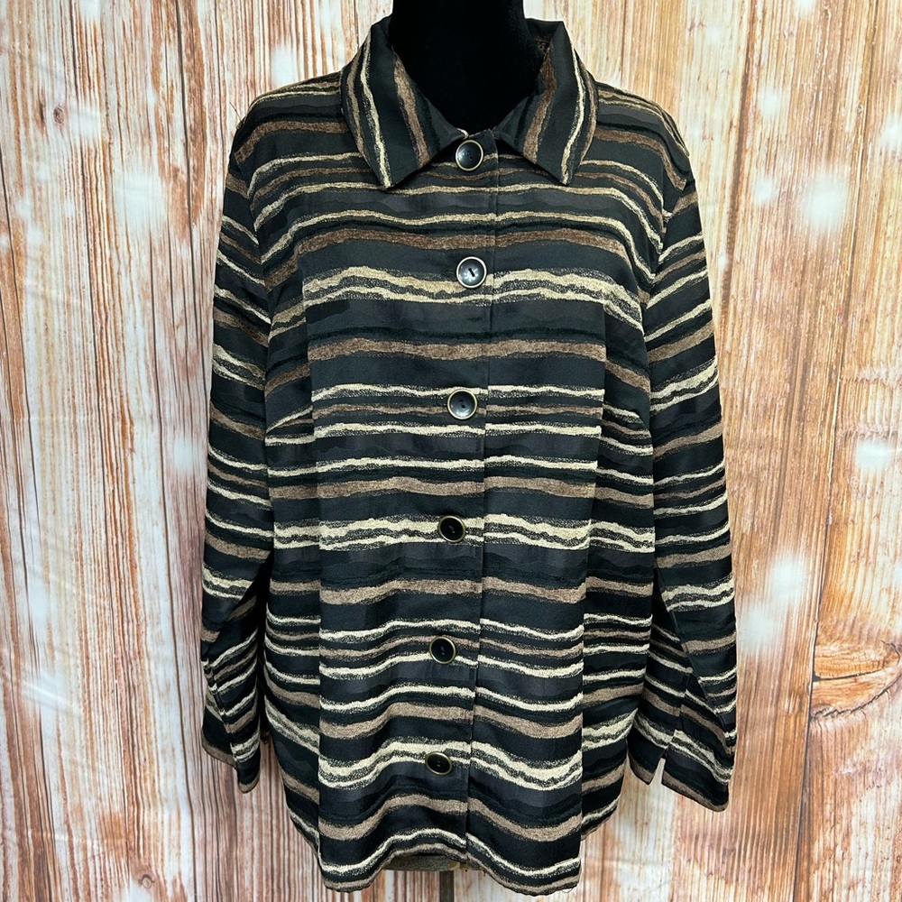 CJ Banks Plus Size Swing Jacket‎